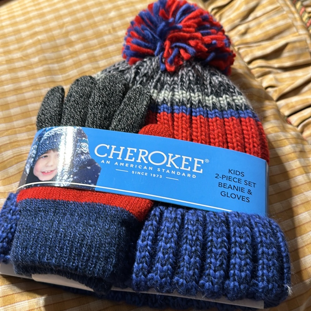 Cherokee Hat & glove set